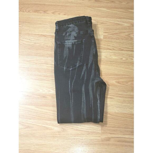 PURPLE CANDY DISTRESSED MID RISE SKINNY JEANS - SIZE XL GorpCore Y2K Womens - Picture 1 of 4